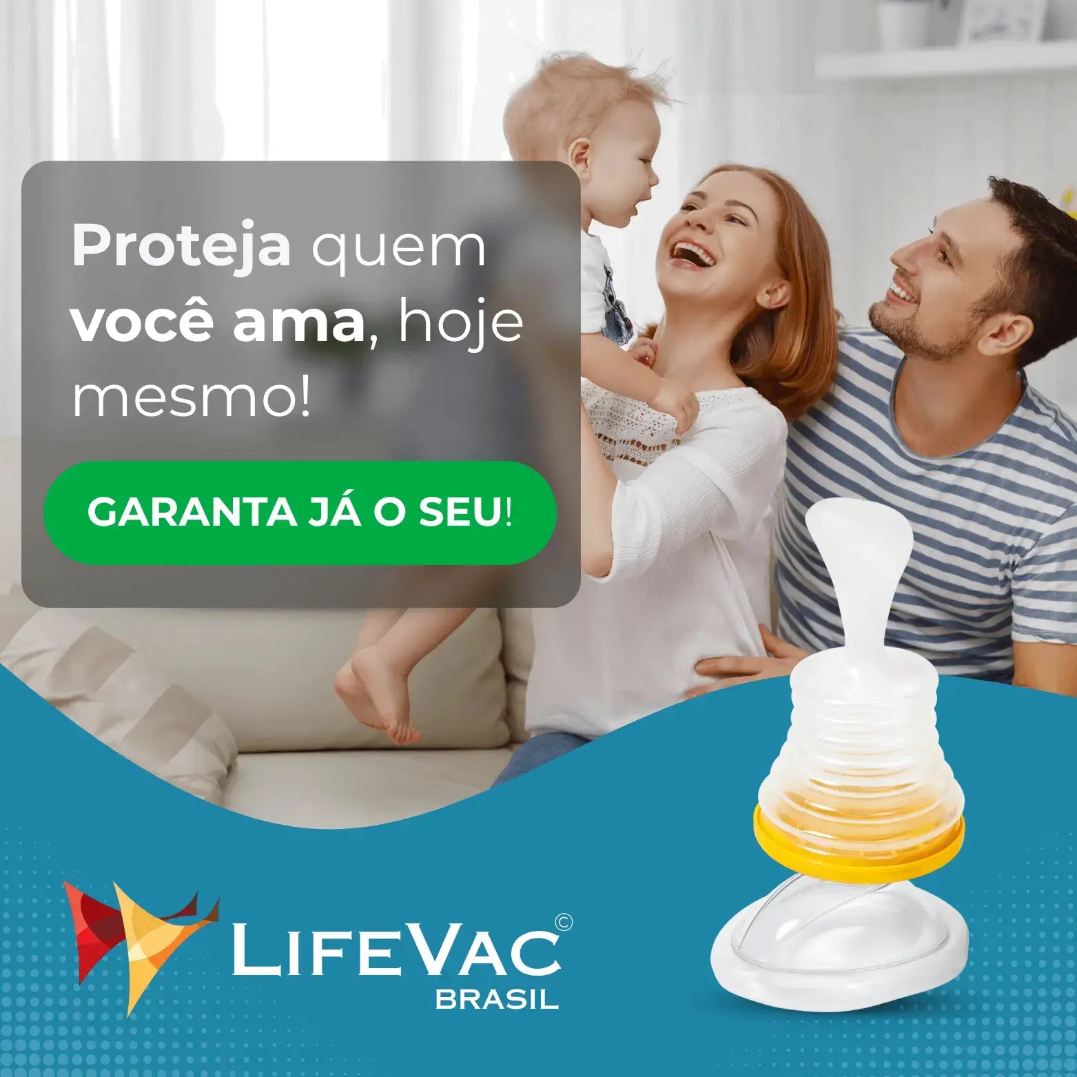 Desengasgador LifeVac (4x Máscaras: Infantil/Adulto)