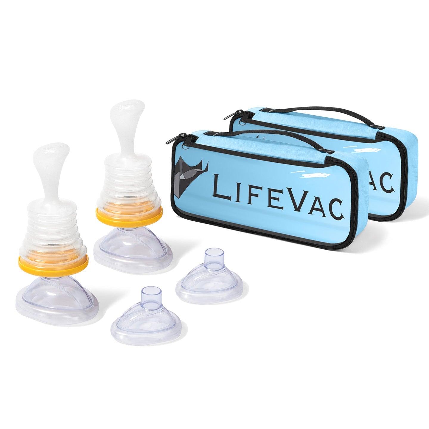 LifeVac - Kit Azul (4x Máscaras + 2x Bolsas)