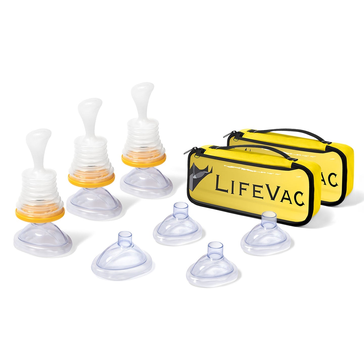 LifeVac Combo: 1 Kit Residencial + 2 Kits de Viagem