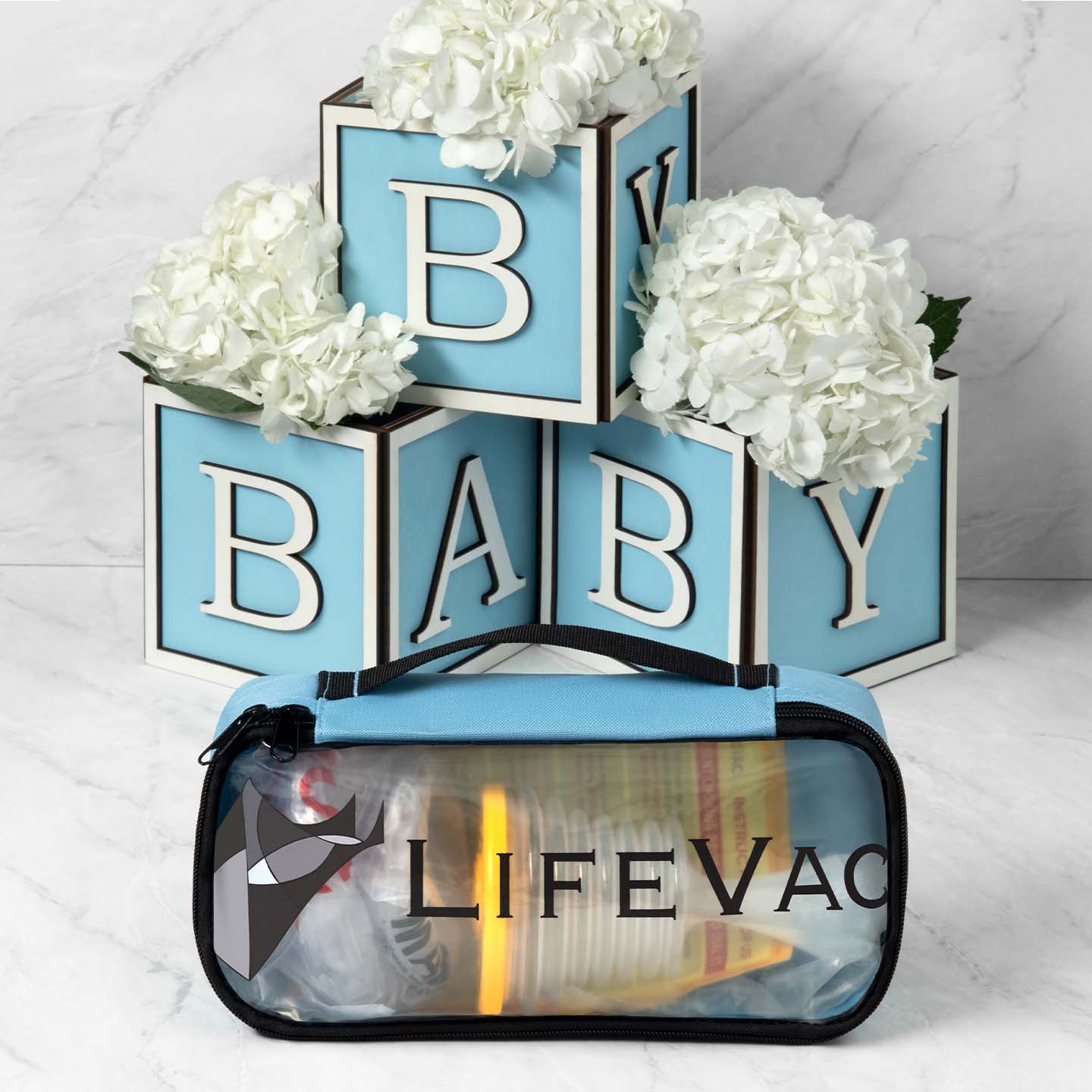 LifeVac - Kit Azul (5x Máscaras + Bolsa)