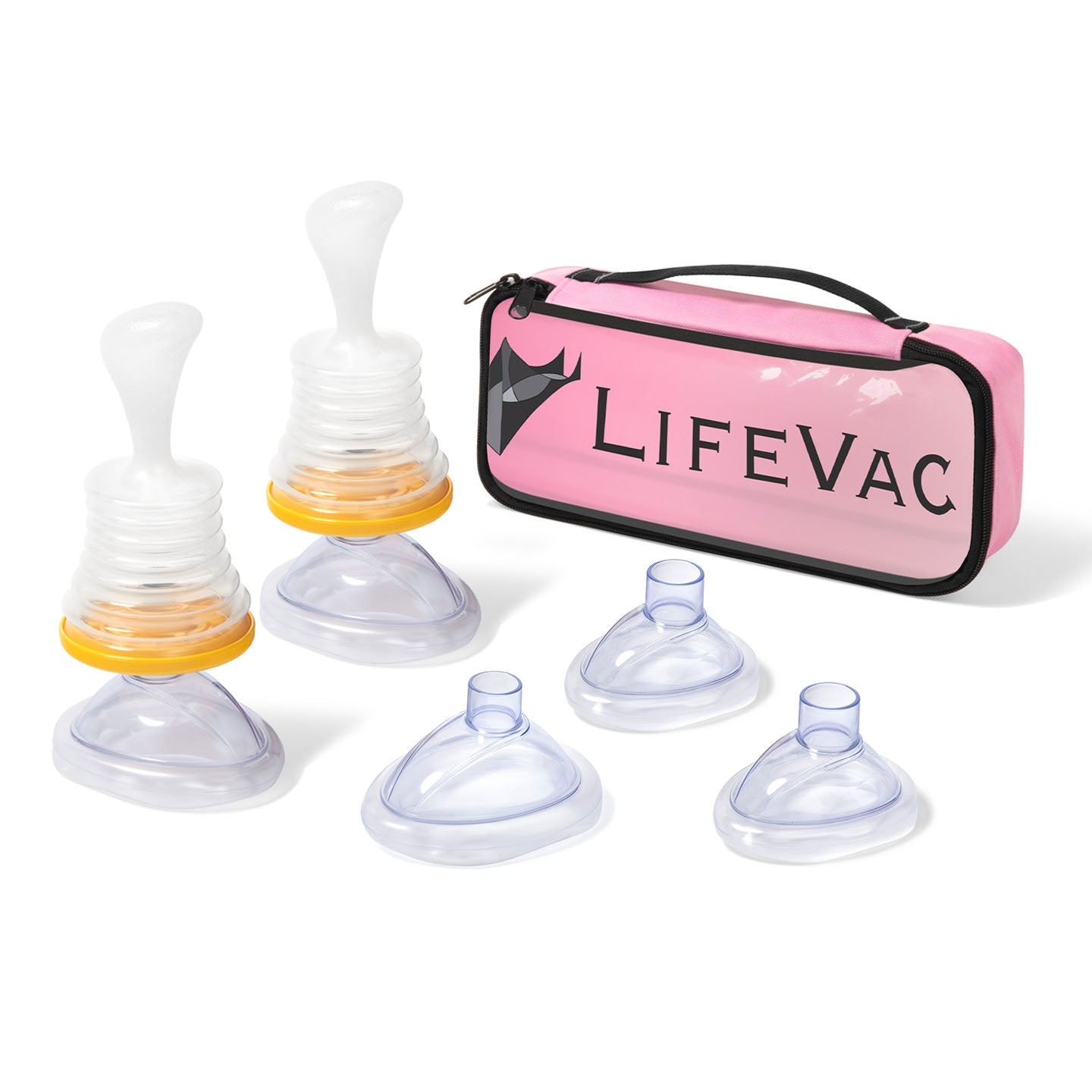 LifeVac - Kit Rosa (5x Máscaras + Bolsa)