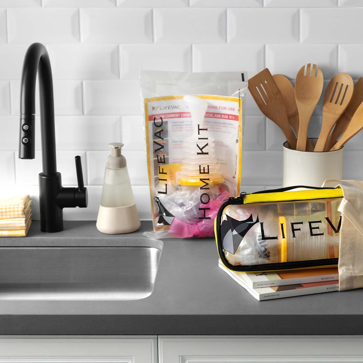 LifeVac Combo: 1 Kit Residencial + 2 Kits de Viagem