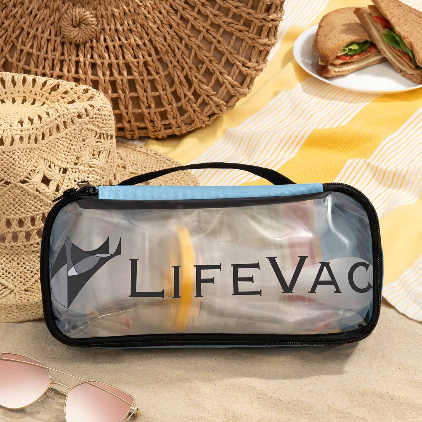 LifeVac - Bolsa Azul (2x Máscaras: Infantil/Adulto)